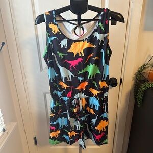 Women’s Dinosaur Romper Size L